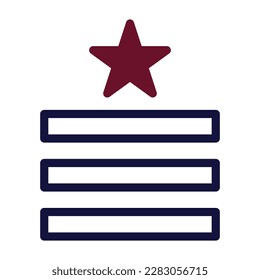 badge icon duotone maroon navy military illustration vector army element and symbol perfect. Icon sign from modern collection for web.