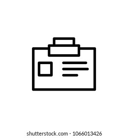 badge icon. Element of simple icon for websites, web design, mobile app, info graphics. Thick line icon for website design and development, app development on white background