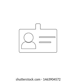 badge icon. Element of web for mobile concept and web apps icon. Outline, thin line icon for website design and development, app development