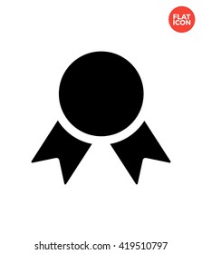 Badge Icon Flat Style Isolated Vector Illustration