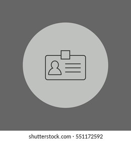 badge icon illustration outline isolated vector, can be used for wen and mobile