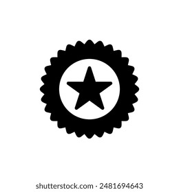 Badge icon logo design. Awards icon vector. Achieve sign and symbols. Stamp