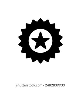 Badge icon logo design. Awards icon vector. Achieve sign and symbols. Stamp