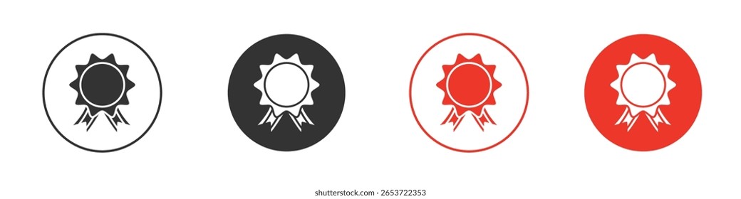 Icono de la insignia para el logotipo, símbolo de la muestra del Vector para el diseño