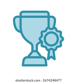 Icono de la insignia Icono de la mini ilustración. Uso Para El Concepto Moderno, Impresión, Ui, Ux Kit, Web Y Desarrollo De App. Vector Relacionado Con La Oficina, La Educación, El Examen Y Más