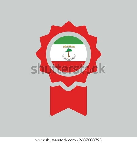 Badge icon on Equatorial Guinea flag