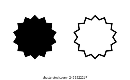 Conjunto de iconos de insignia. Icono de premios. Lograr. Sello