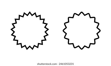 Conjunto de iconos de insignia. Icono de premios. Lograr. Sello