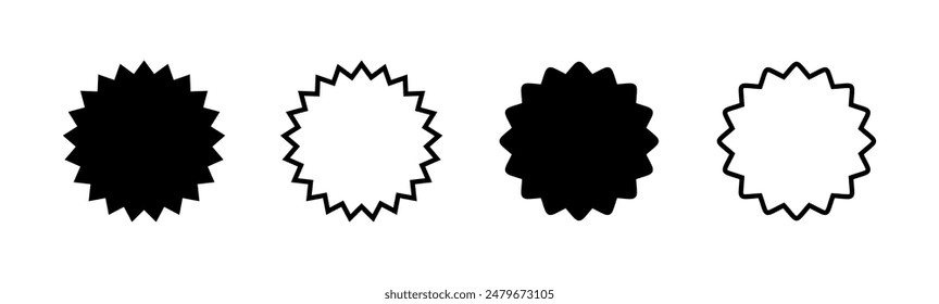 Plaketten-Symbolsatz. Auszeichnungen-Symbol. Erreichen. Stempel