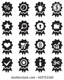 Badge Icon Set - Illustration