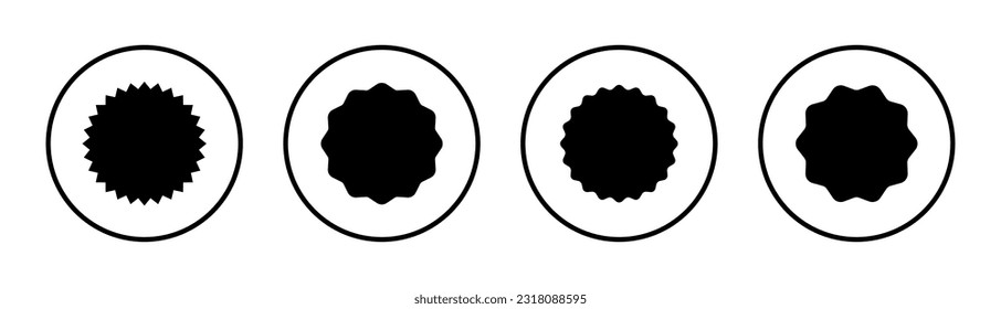 Badge icon set illustration. Awards icon vector. Achieve sign and symbols