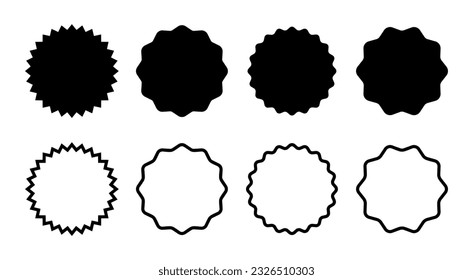Badge icon set illustration. Awards icon vector. Achieve sign and symbols