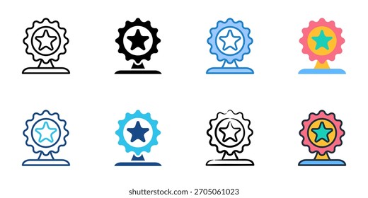 Badge icon set multiple style collection 
