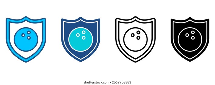 Badge Icon Set With Multiple Styles. Vector Illustration