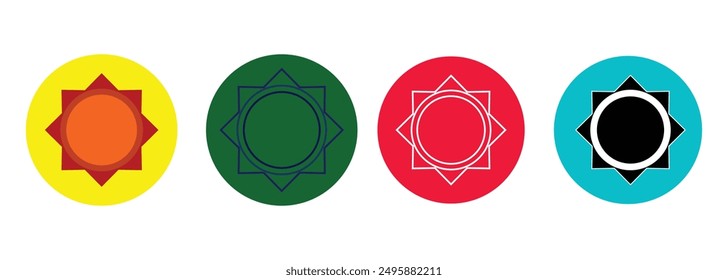 Badge icon set icon vector. Achieve sign and symbols design eps 10