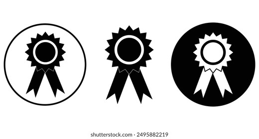 Vector de icono de conjunto de iconos de insignia. Logre el diseño de signos y símbolos eps 10