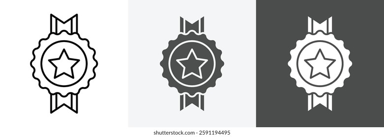 Badge icon set vector art