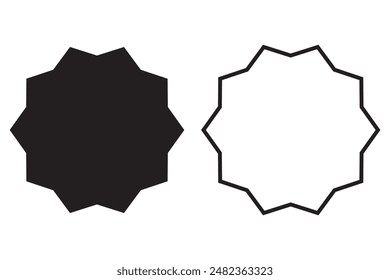 Badge icon set vector. Awards icon vector. Achieve sign and symbols
