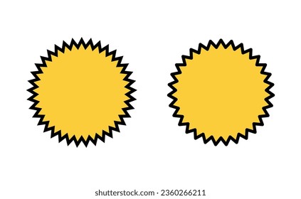Badge icon set for web and mobile app. Awards icon vector. Achieve sign and symbols