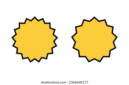 Badge-Icon-Set für Web- und Mobile-App. Awards Symbol Vektor. Zeichen und Symbole erreichen