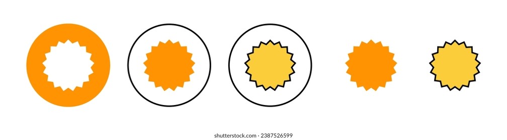 Badge icon set for web and mobile app. Awards icon vector. Achieve sign and symbols