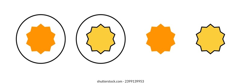 Badge-Icon-Set für Web- und Mobile-App. Awards Symbol Vektor. Zeichen und Symbole erreichen