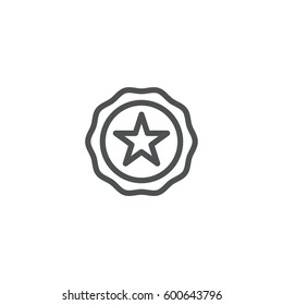 badge icon. sign design