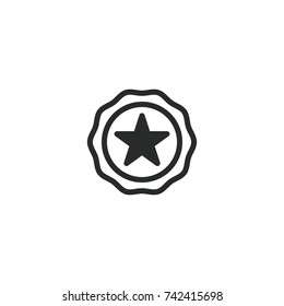 badge icon. sign design