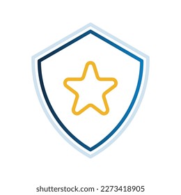 Badge icon. sign for mobile concept and web design. vector illustration