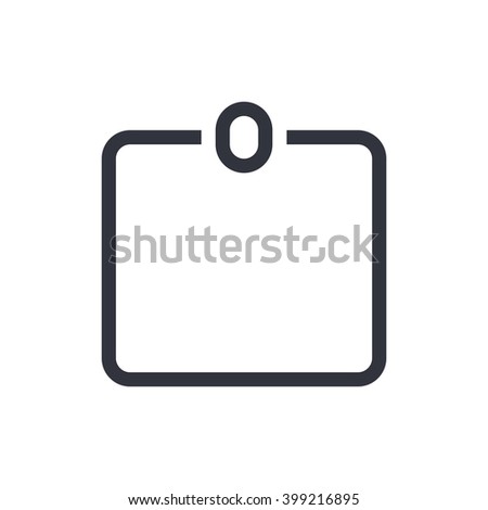 Badge icon sign on a white background.