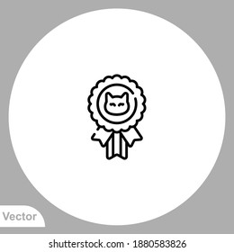 Badge icon sign vector,Symbol, logo illustration for web and mobile