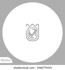 Badge icon sign vector,Symbol, logo illustration for web and mobile