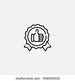 Badge icon sign vector,Symbol, logo illustration for web and mobile