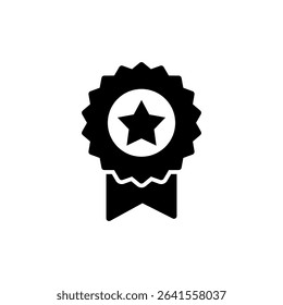 Badge icon symbol for apps and websites. Awards icon vector. Achieve sign and symbols. Stamp