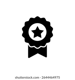 Badge icon symbol for apps and websites. Awards icon vector. Achieve sign and symbols. Stamp