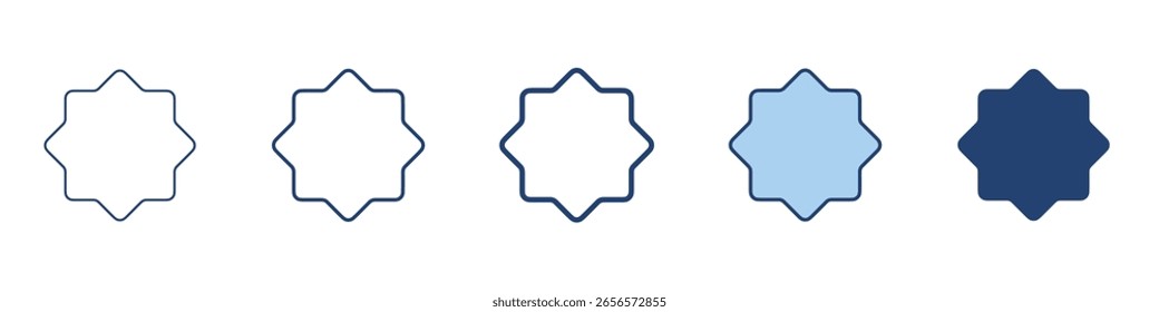 Icono de insignia Conjunto de símbolos colección