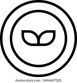 badge icon. Thin linear style design isolated on white background