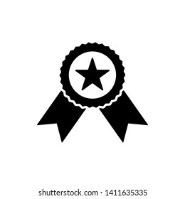 Badge Icon in trendy flat style isolated, Award Medal  Vector Illustration - Vector