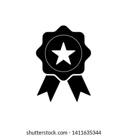 Badge Icon in trendy flat style isolated, Award Medal  Vector Illustration - Vector