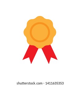 Badge Icon in trendy flat style isolated, Award Medal  Vector Illustration - Vector