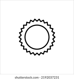 Badge Icon in trendy flat style isolated on white background. Award symbol for your web site design, logo, app, UI. Vector illustration