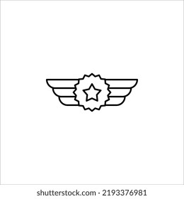 Badge Icon in trendy flat style isolated on white background. Award symbol for your web site design, logo, app, UI. Vector illustration