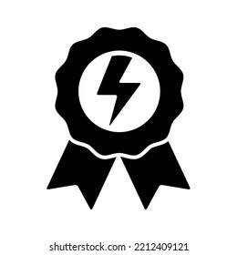 Badge Icon in Trendy Flat Style Isolated Vector Illustration. Guarantee, Medal, Award Symbol.