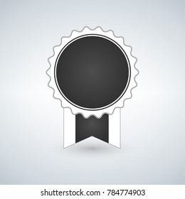 Badge Icon in trendy flat style isolated on light background. Award symbol for your web site design, logo, app, UI.