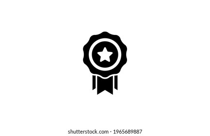 Badge Icon in trendy flat style,Award symbol icon vector
