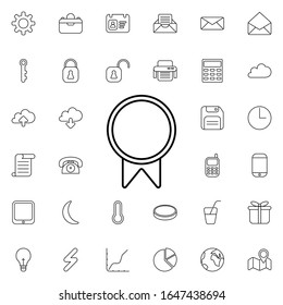 Badge icon. Universal set of web for website design and development, app development