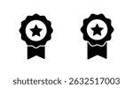 Badge icon vector. Awards icon vector. Achieve sign and symbols. Stamp