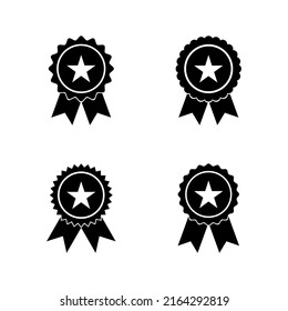 Badge icon vector. Awards icon vector. Achieve sign and symbols