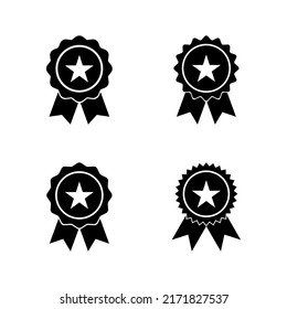 Badge icon vector. Awards icon vector. Achieve sign and symbols