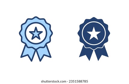 Badge icon vector. Awards icon vector. Achieve sign and symbols